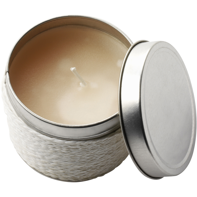 Fragranced candle in a tin 1361_002 (White)