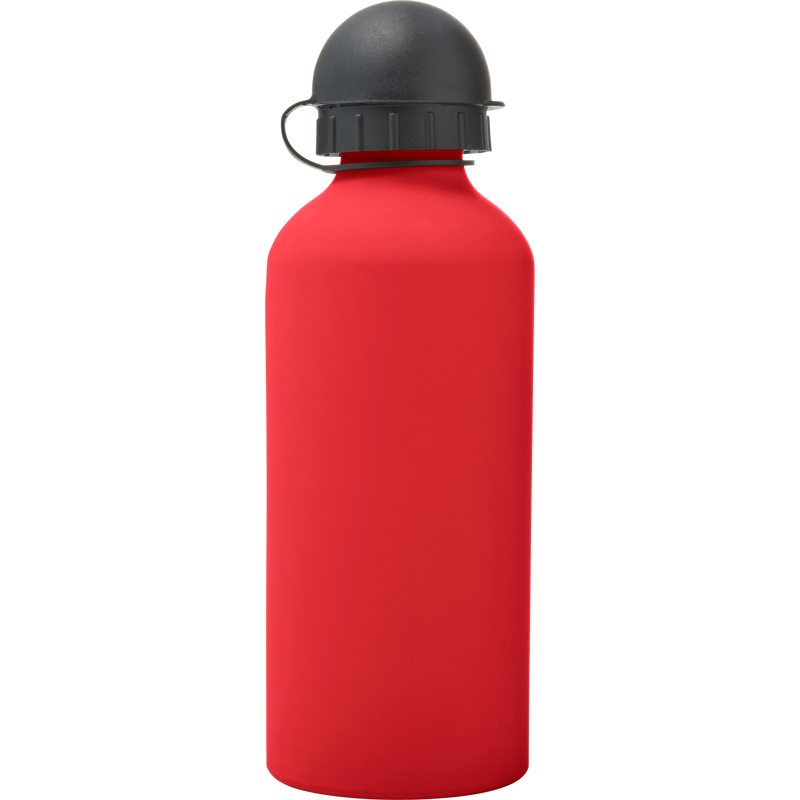 Aluminium single walled water bottle (600ml) 8567_008 (Red)