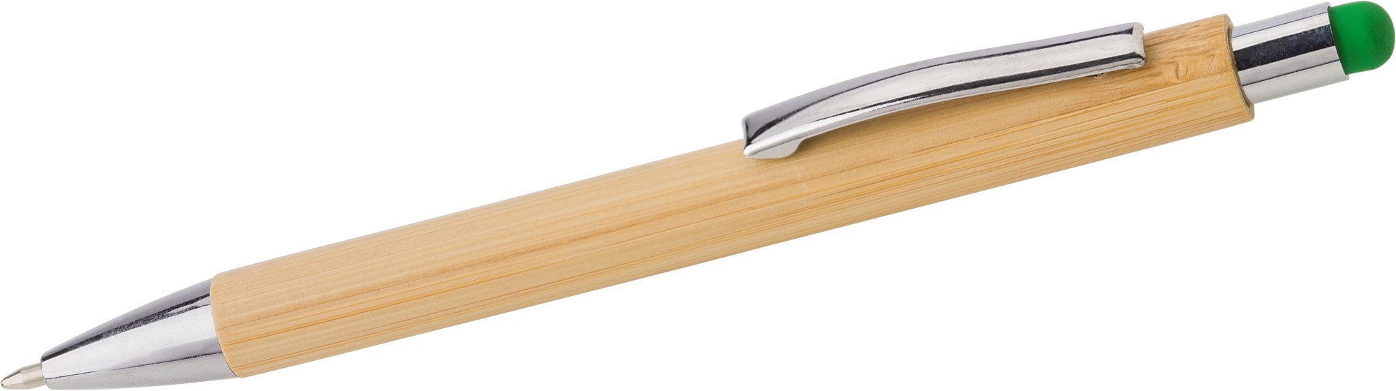 Picture of Bamboo and plastic ballpen