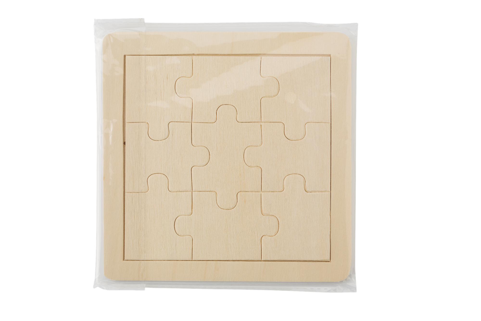Picture of Wooden nine piece puzzle