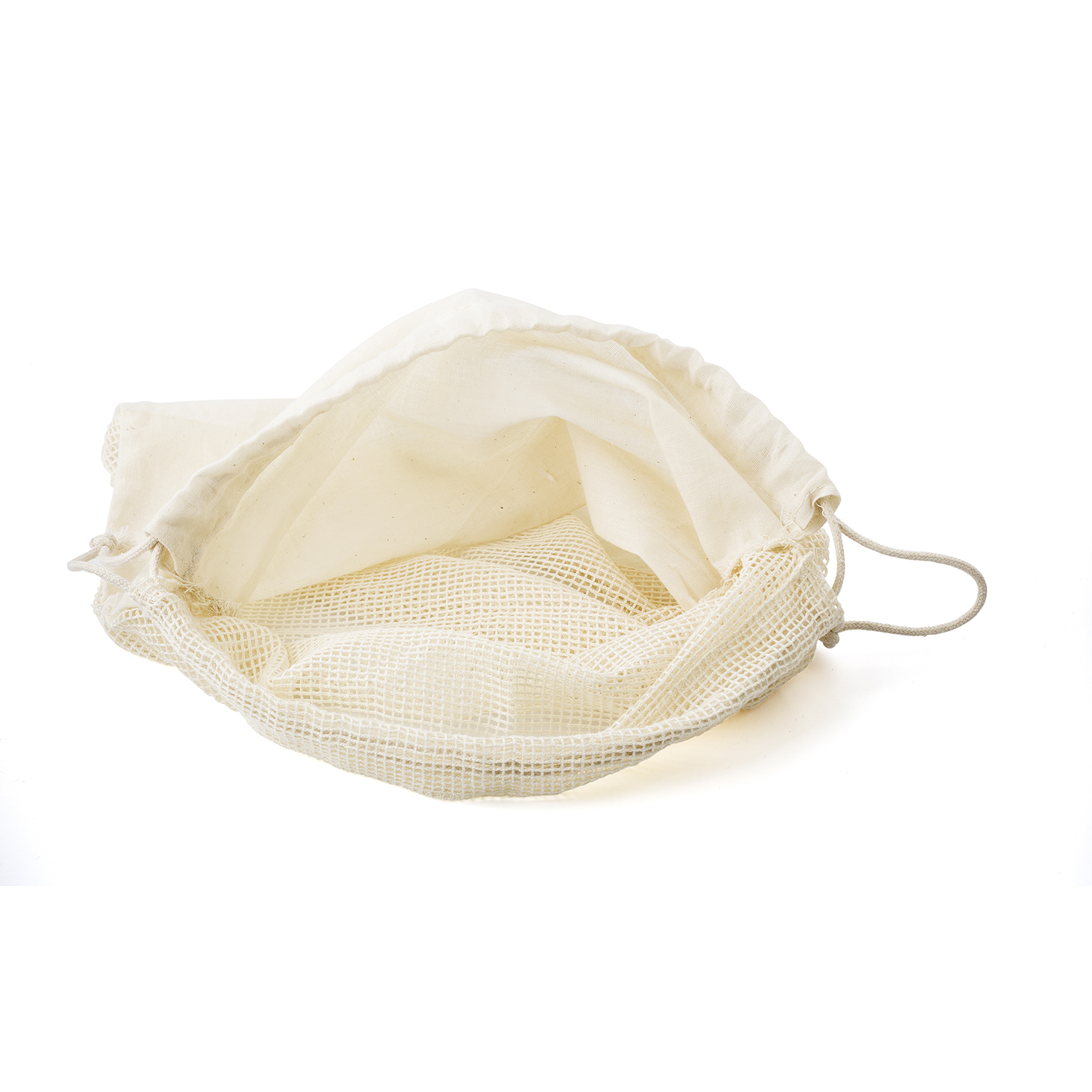 Picture of Organic cotton drawstring mesh bag