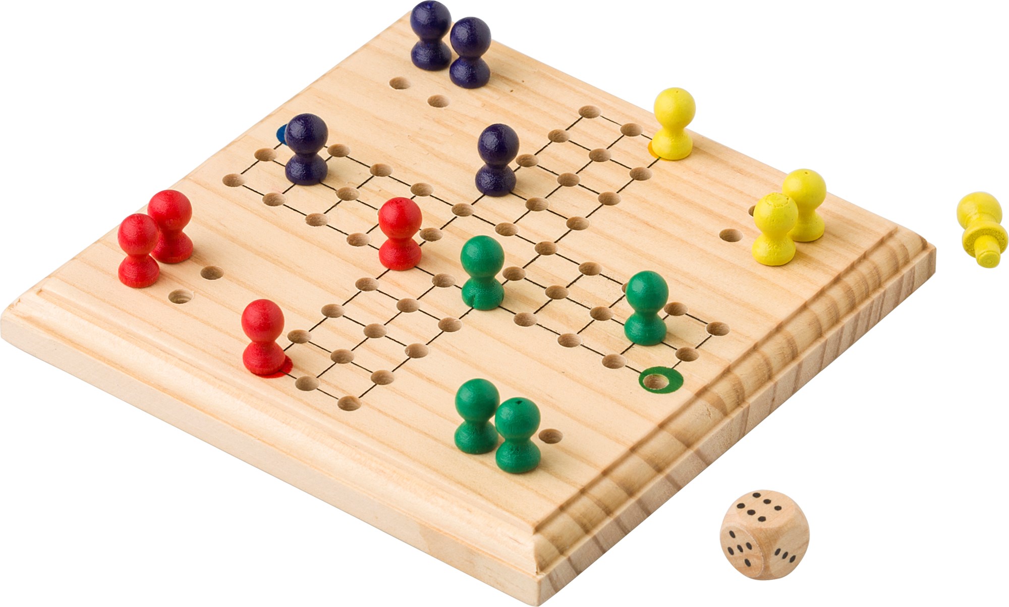 Picture of Wooden ludo game