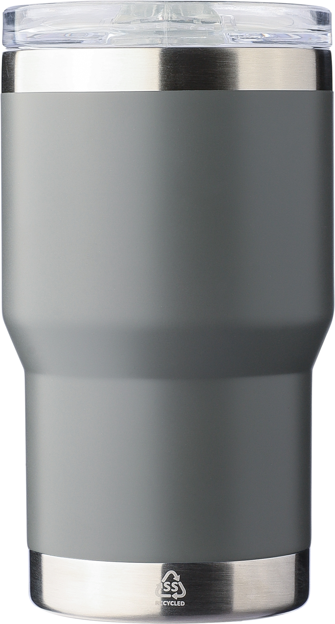Picture of Recycled stainless steel double walled travel mug (350ml)