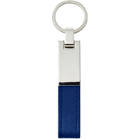 Key chain with PU loop 8779_023 (Cobalt blue)