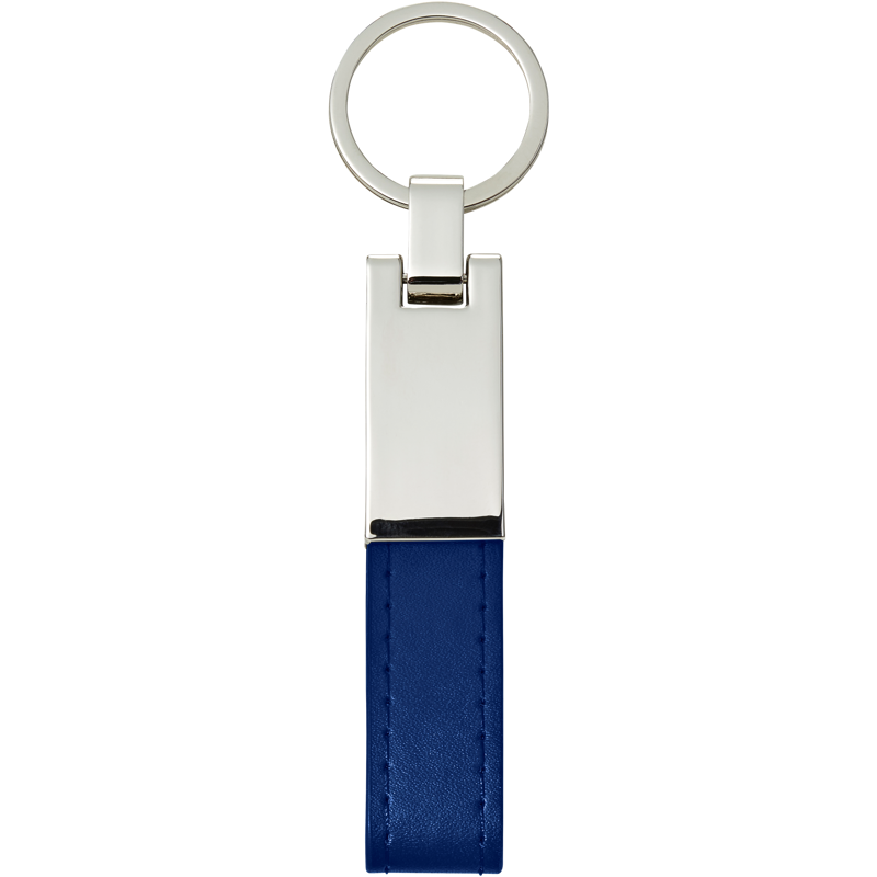 Key chain with PU loop 8779_023 (Cobalt blue)
