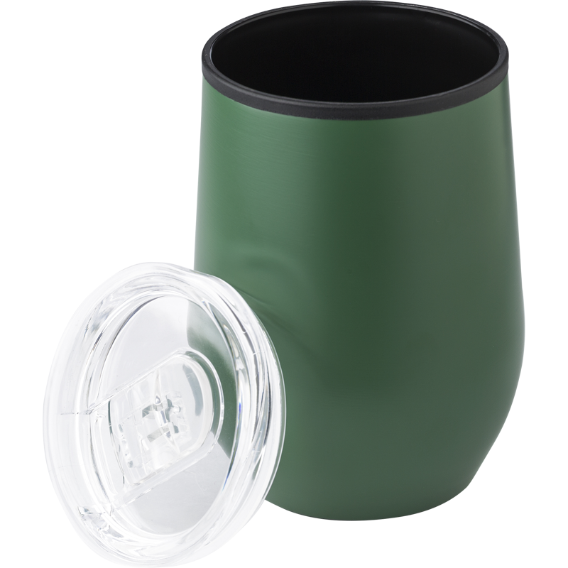 Stainless steel double wall mug (300ml) 970767_374 (Forest Green)