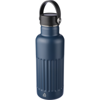 Recycled stainless steel double walled drinking bottle (500ml) 1267379_005 (Blue)