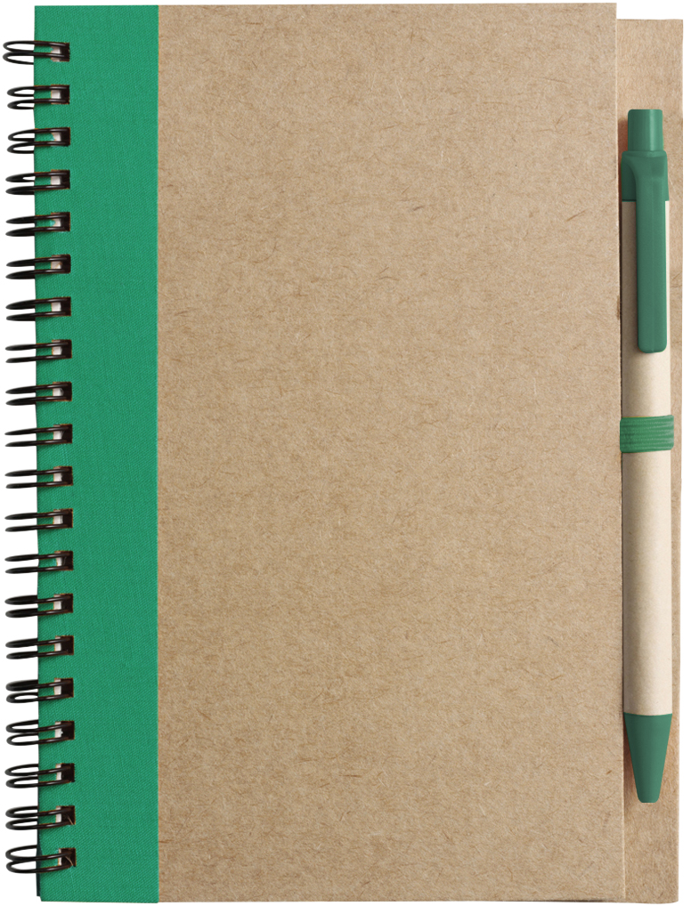 Picture of Recycled notebook with ballpen