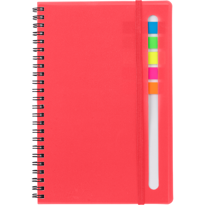 Notebook with sticky notes 9248_008 (Red)
