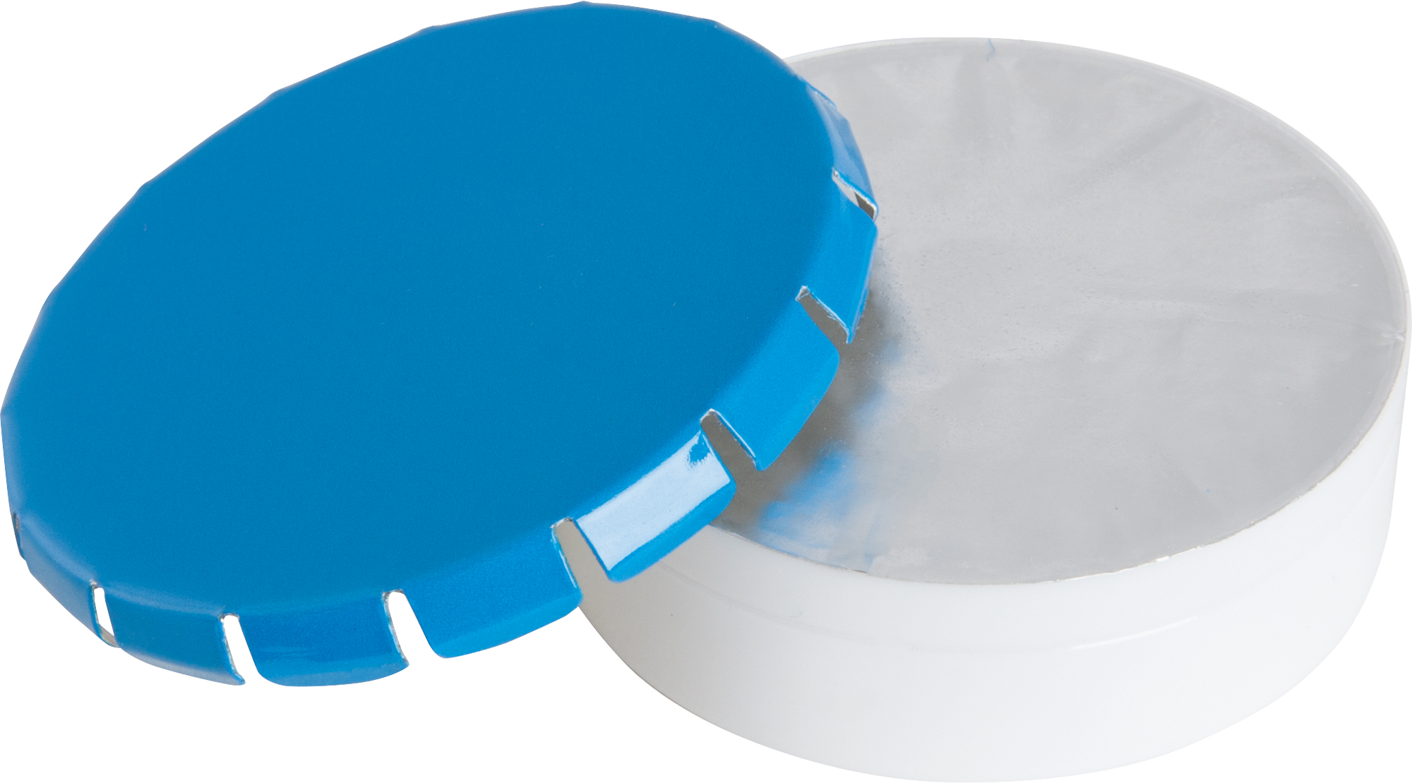 Picture of Round click plastic pot with sugar free mints