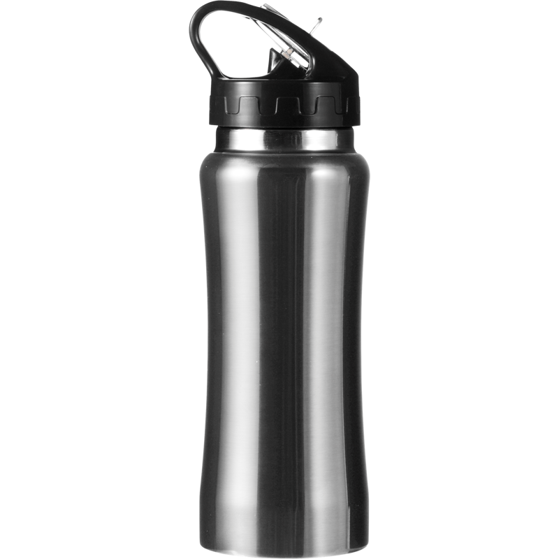 Stainless steel single walled drinking bottle (600ml) 5233_032 (Silver)