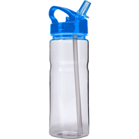 Transparent water bottle (550ml) 7875_023 (Cobalt blue)