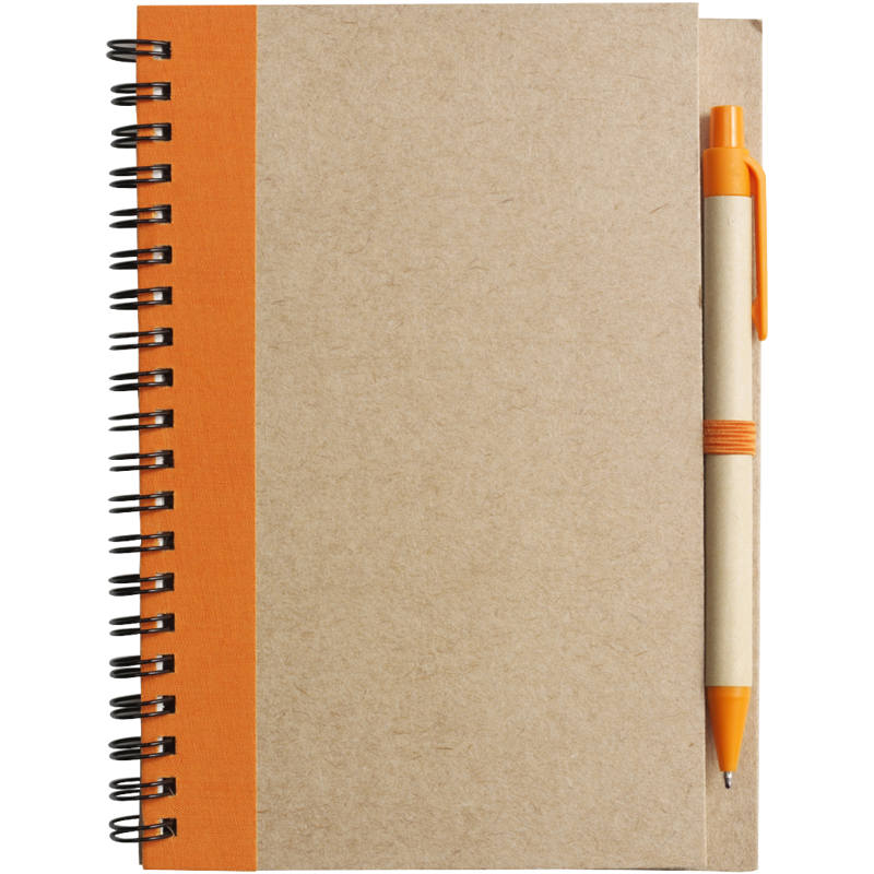 Notebook with ballpen 2715_007 (Orange)