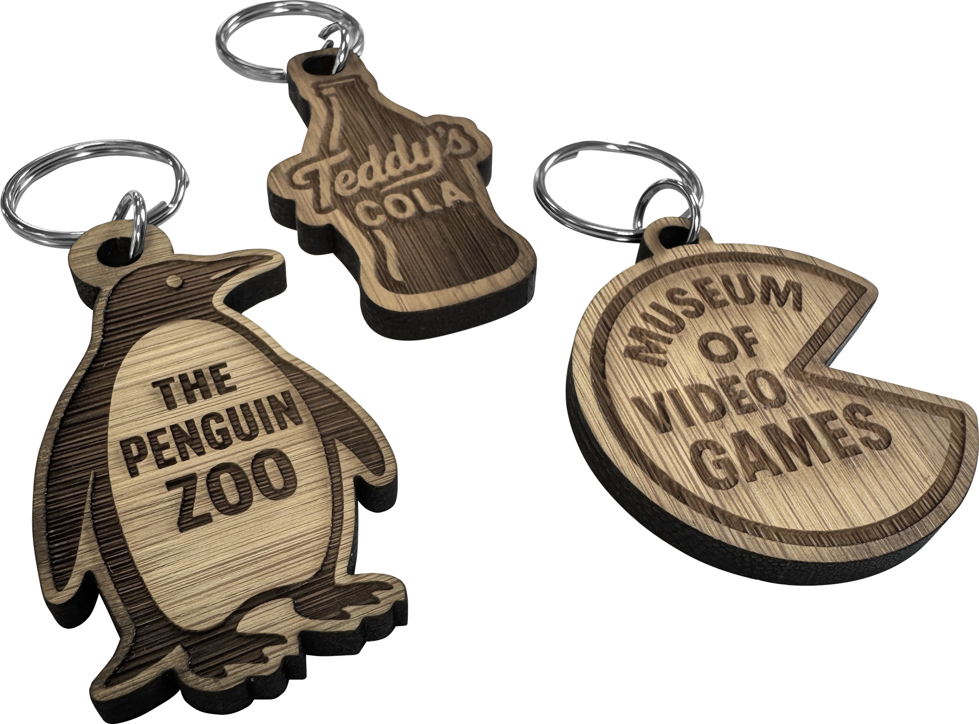 Picture of Bamboo keyring (Bespoke shape)