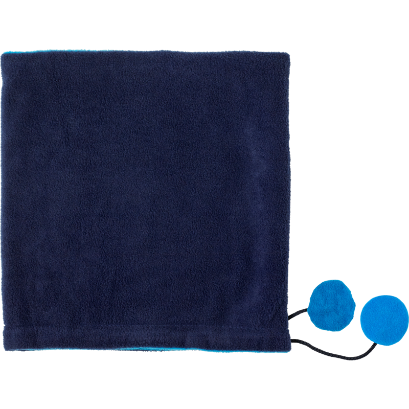 Fleece neck warmer and beanie 8499_005 (Blue)