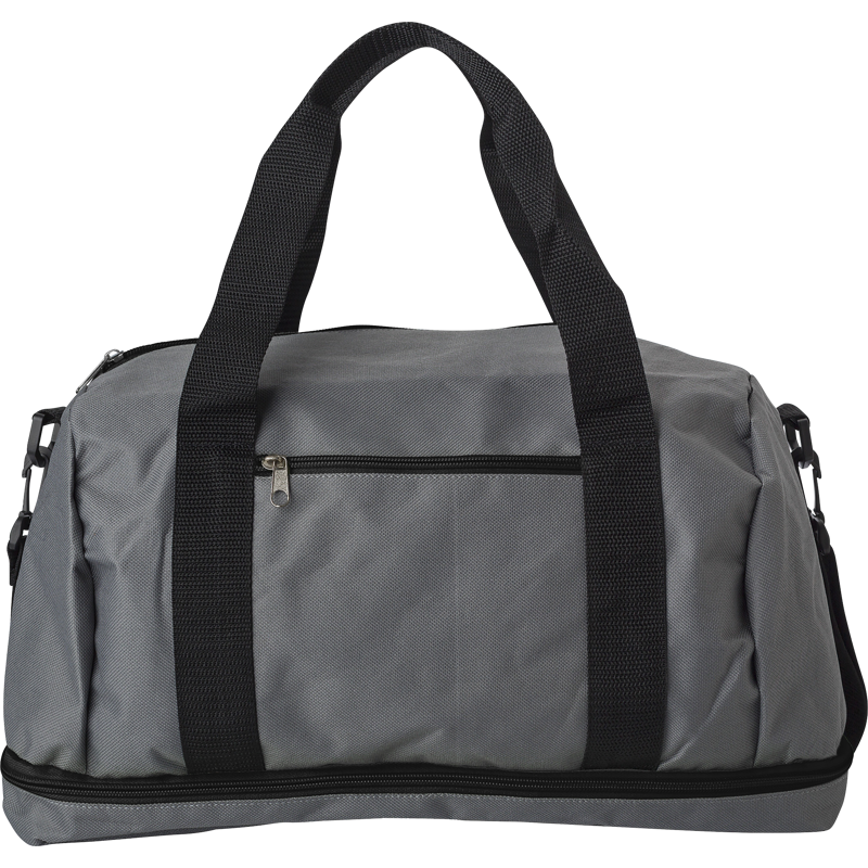 Polyester (600D) sports bag 444613_001 (Black)