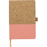 Cork and cotton notebook (approx. A5) 967381_236 (Peach)
