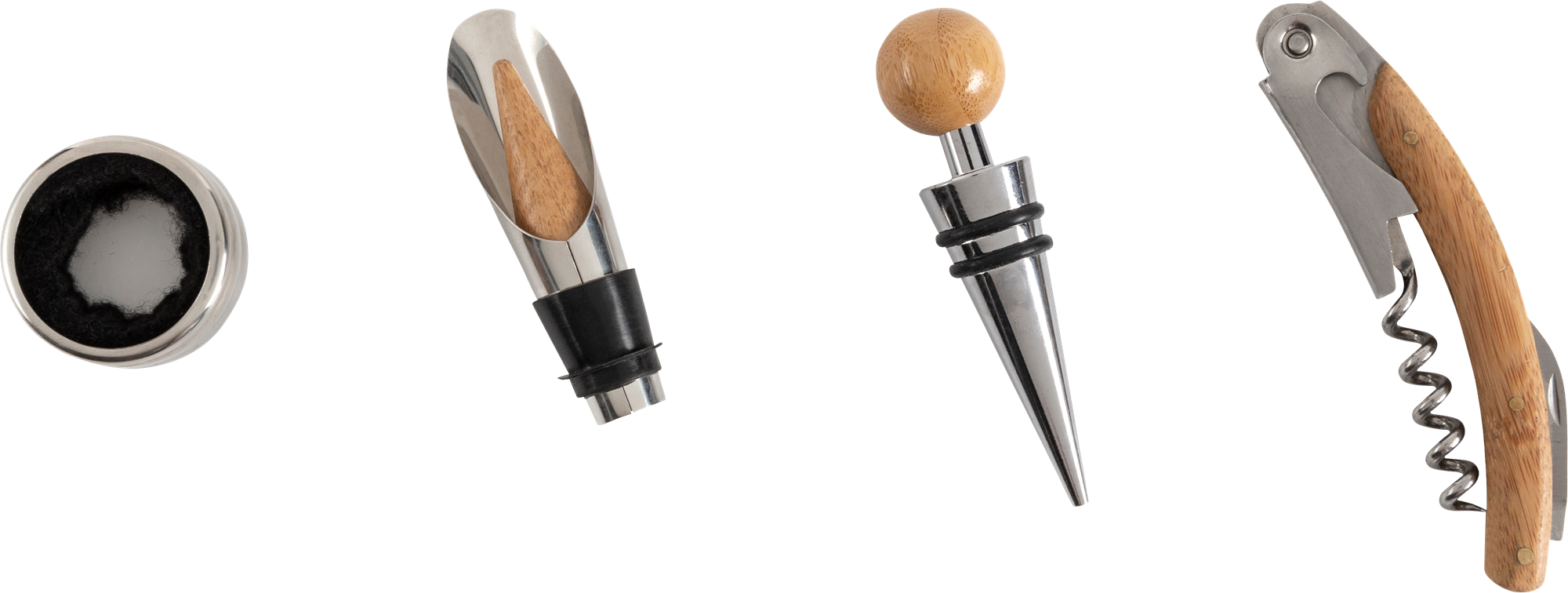 Picture of Bamboo wine giftset (4pc)