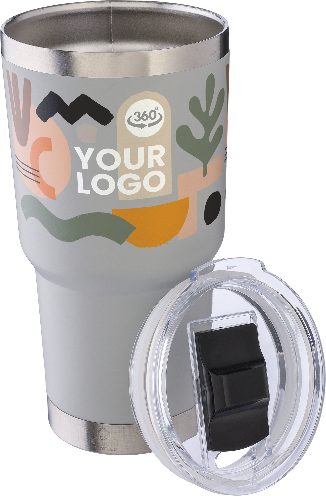 Picture of Stainless steel double walled travel mug (590ml)