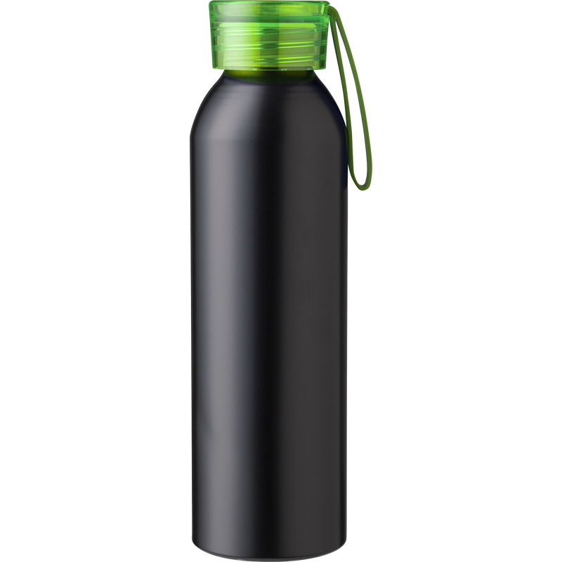Recycled aluminium single walled bottle (650ml) 1014890_019 (Lime)