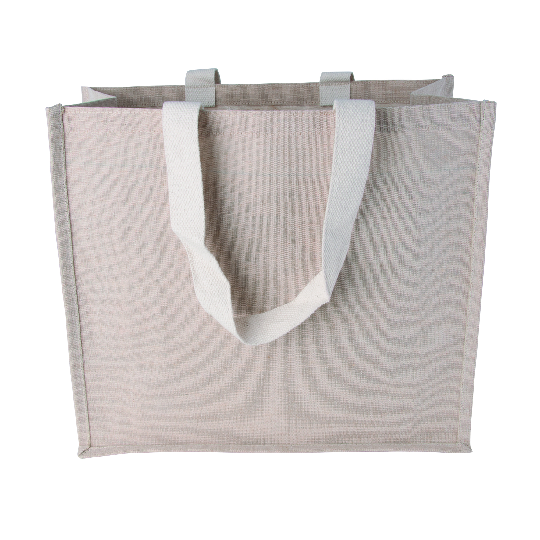 Picture of Canvas shopper with woven handles