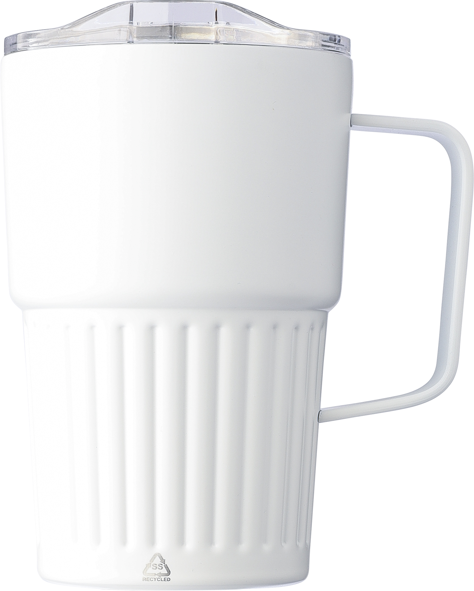 Picture of Recycled stainless steel double walled travel mug (450ml)