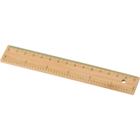Bamboo ruler (15cm) 8930_011 (Brown)