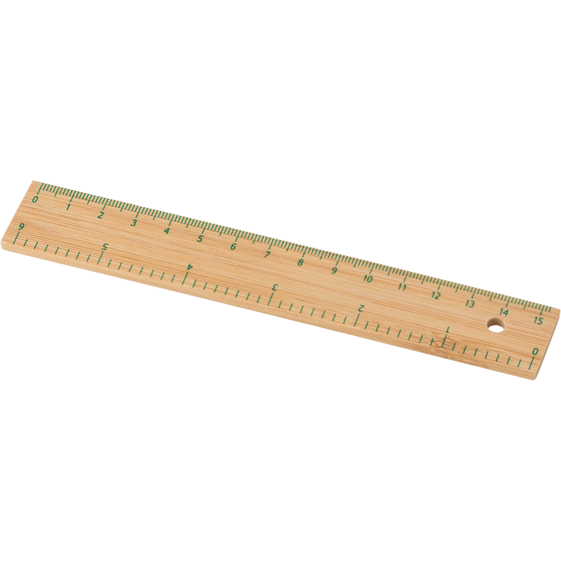 Bamboo ruler (15cm) 8930_011 (Brown)