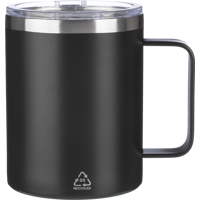 Recycled double walled travel mug (300 ml) 1097560_001 (Black)
