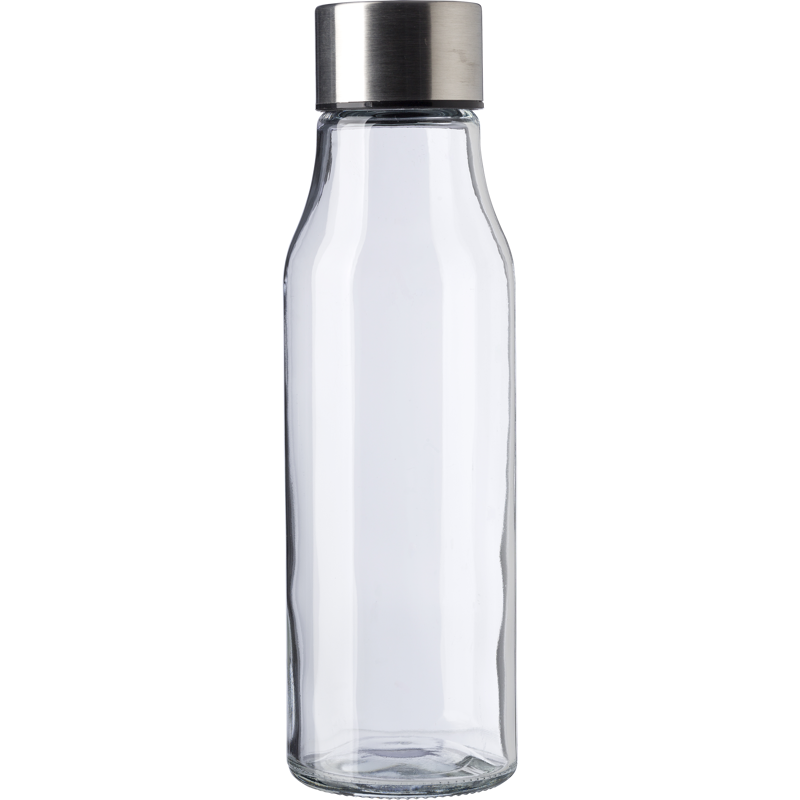 Glass and stainless steel bottle (500ml) 736931_021 (Neutral)