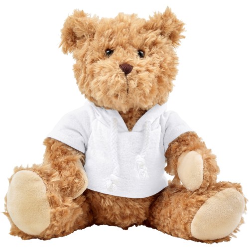 Plush teddy bear with hoodie