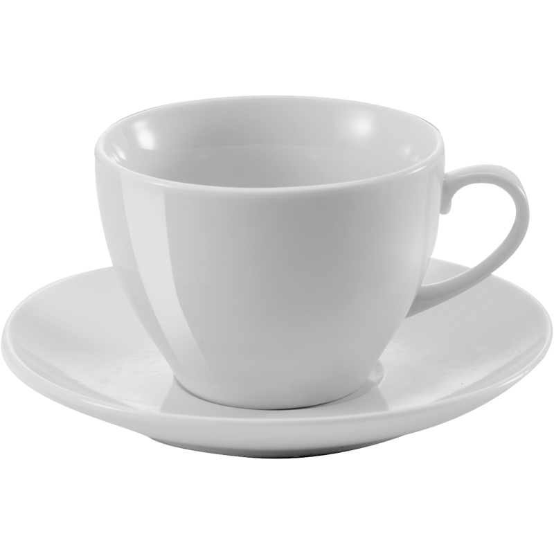 Cup and saucer (230ml) 3179_002 (White)