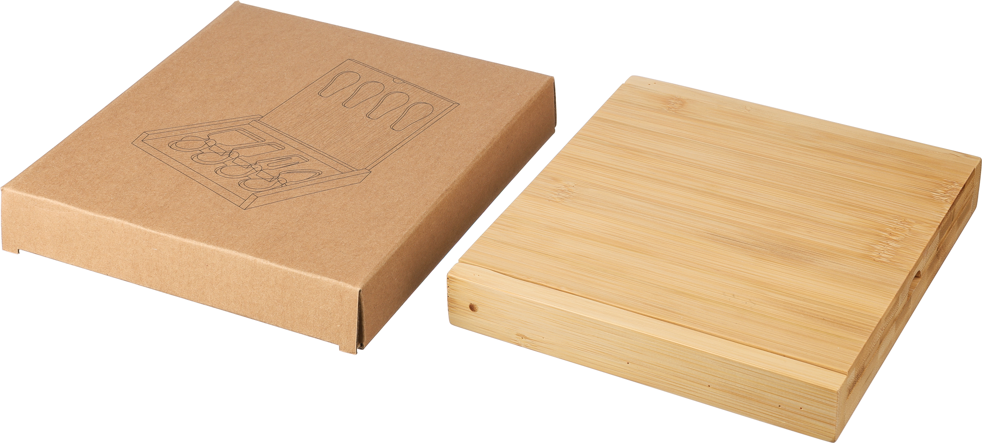 Picture of Bamboo cheese board set (5pc)
