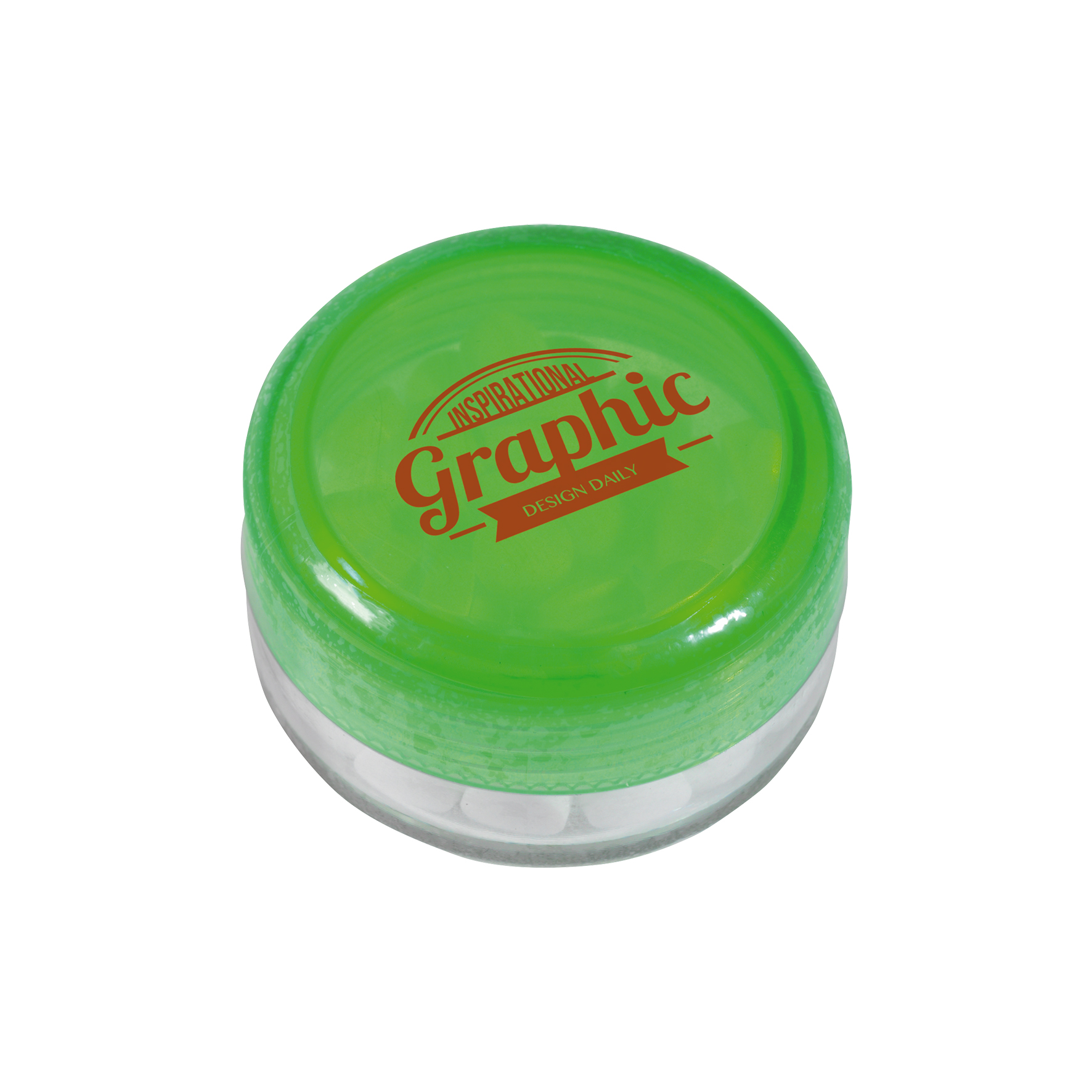 Picture of Round pot with sugar free mints