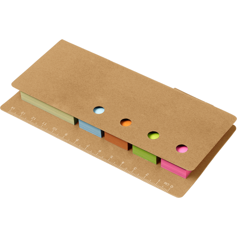 Cardboard holder with ruler 7830_011 (Brown)
