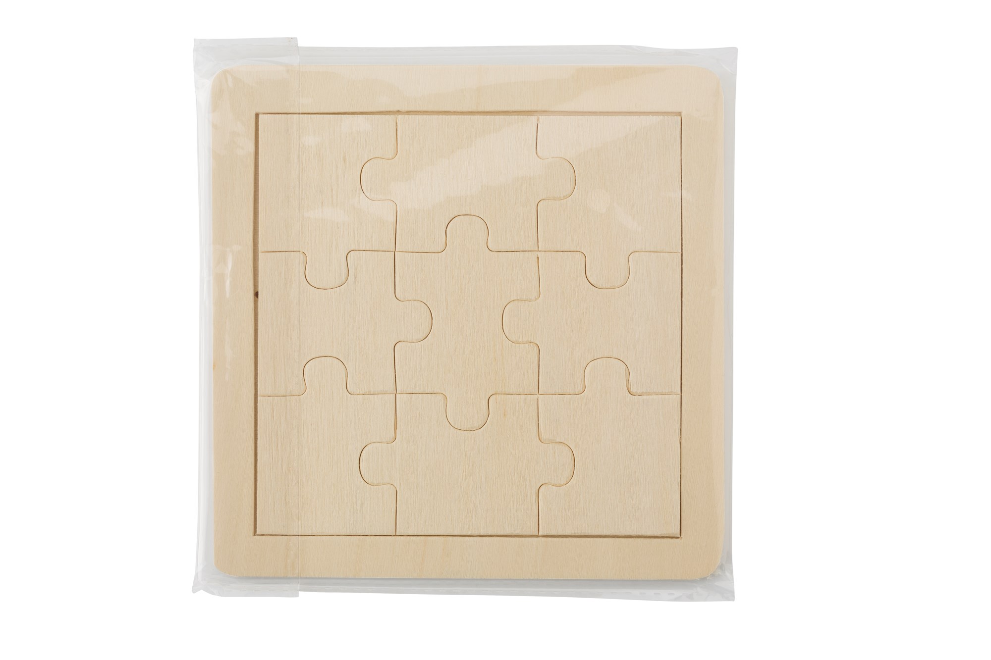 Picture of Wooden nine piece puzzle