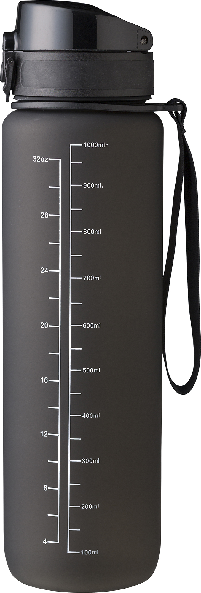 Picture of RPET bottle with time markings (1000ml)