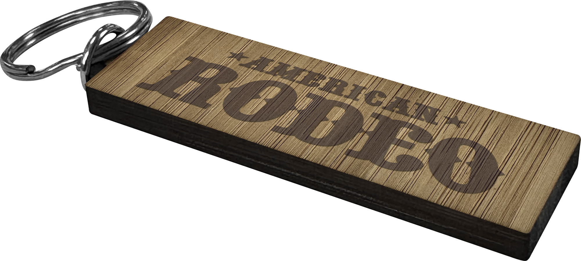 Picture of Bamboo keyring (Rectangle - Long)