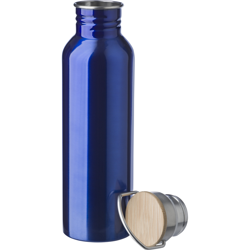 Stainless steel single walled drinking bottle (700ml) 865174_005 (Blue)