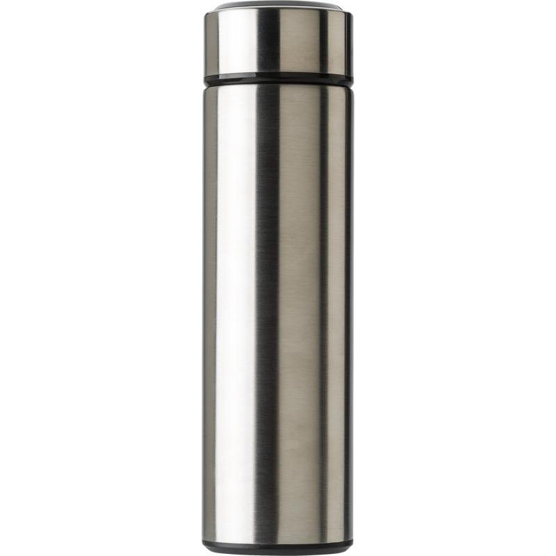 Stainless steel thermos bottle with LED display (450ml) 427380_032 (Silver)