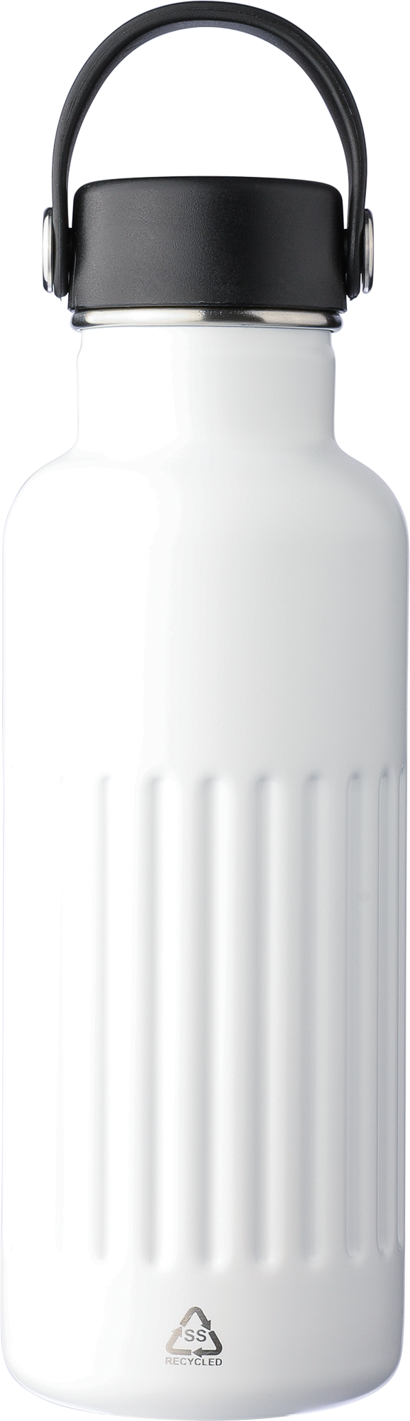 Picture of Recycled stainless steel double walled drinking bottle (500ml)