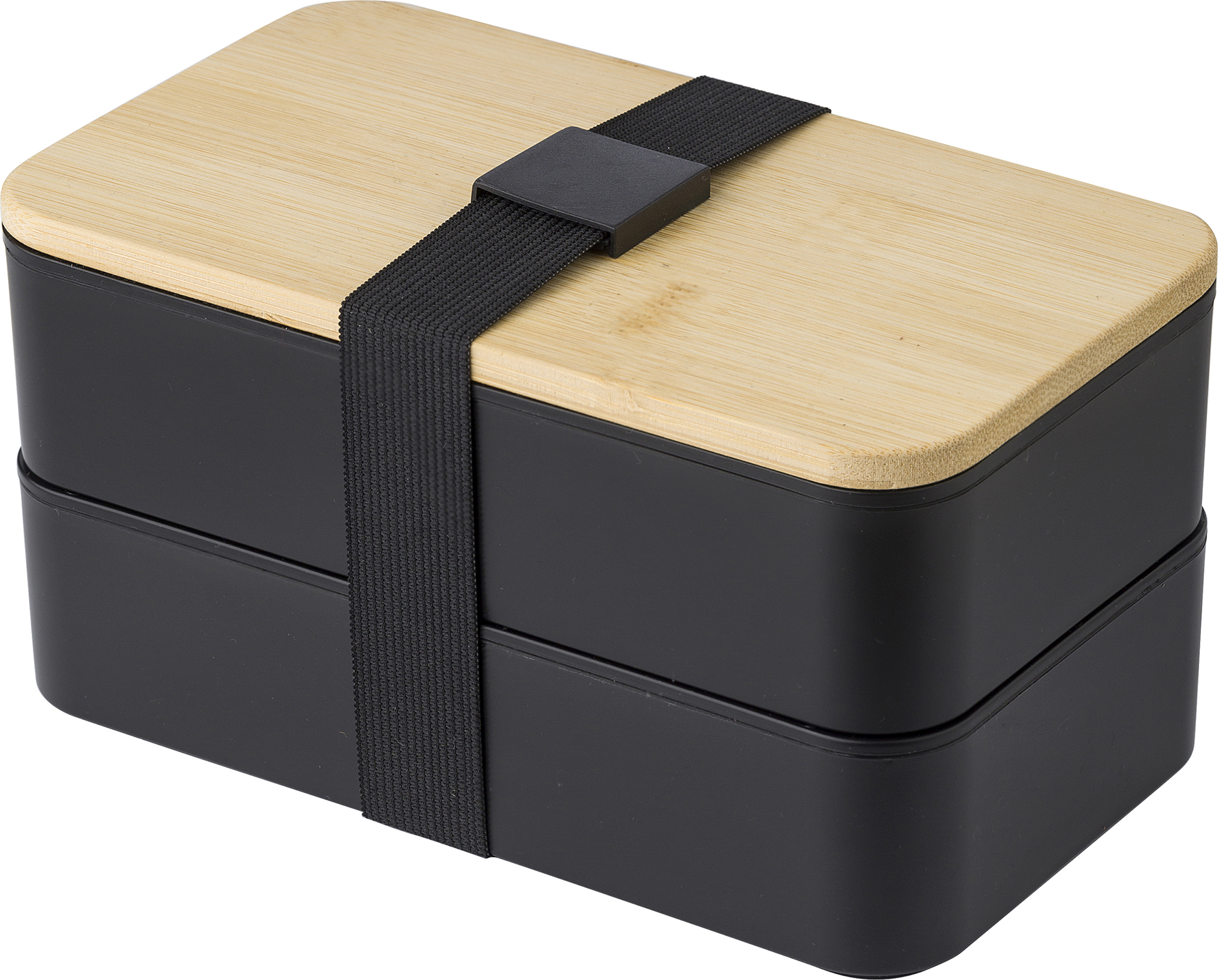 Picture of Double lunch box with bamboo lid