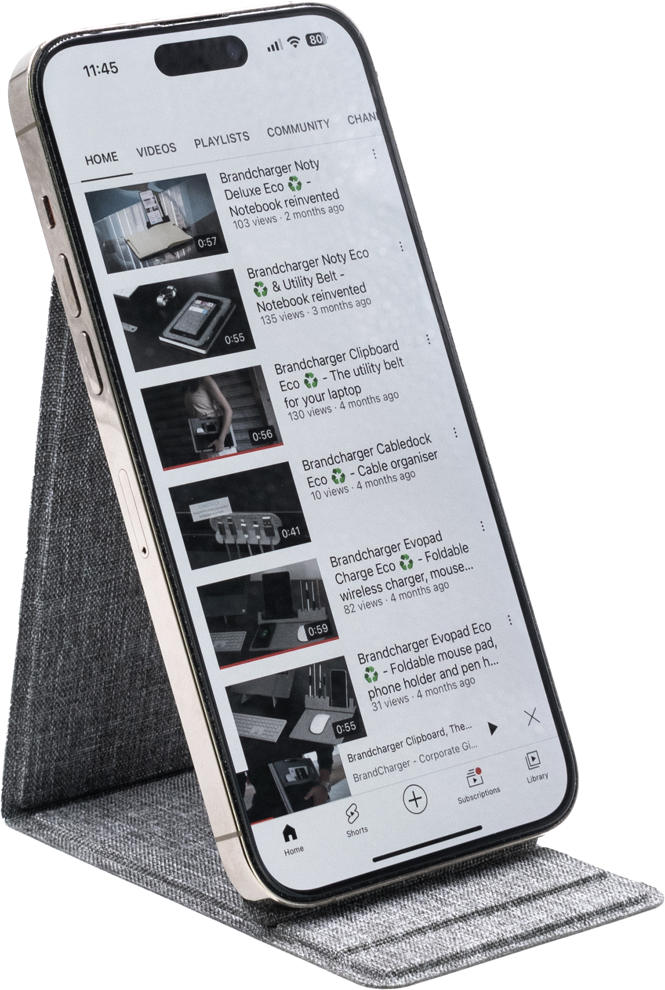 Picture of BrandCharger RPET phone stand