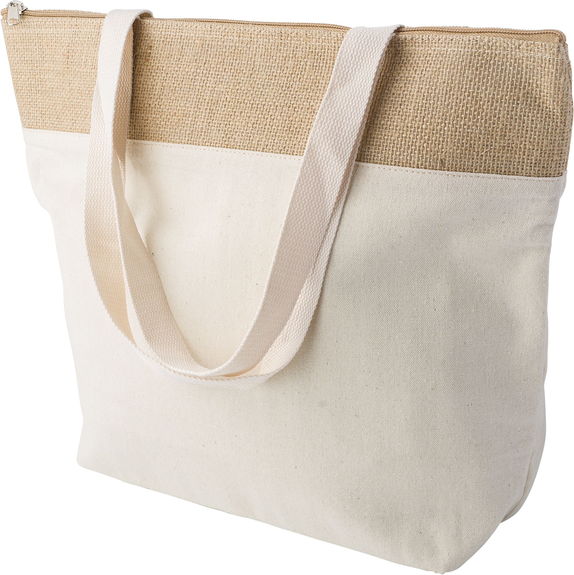 Picture of Jute shopper cool bag. (220gsm/6.49oz)