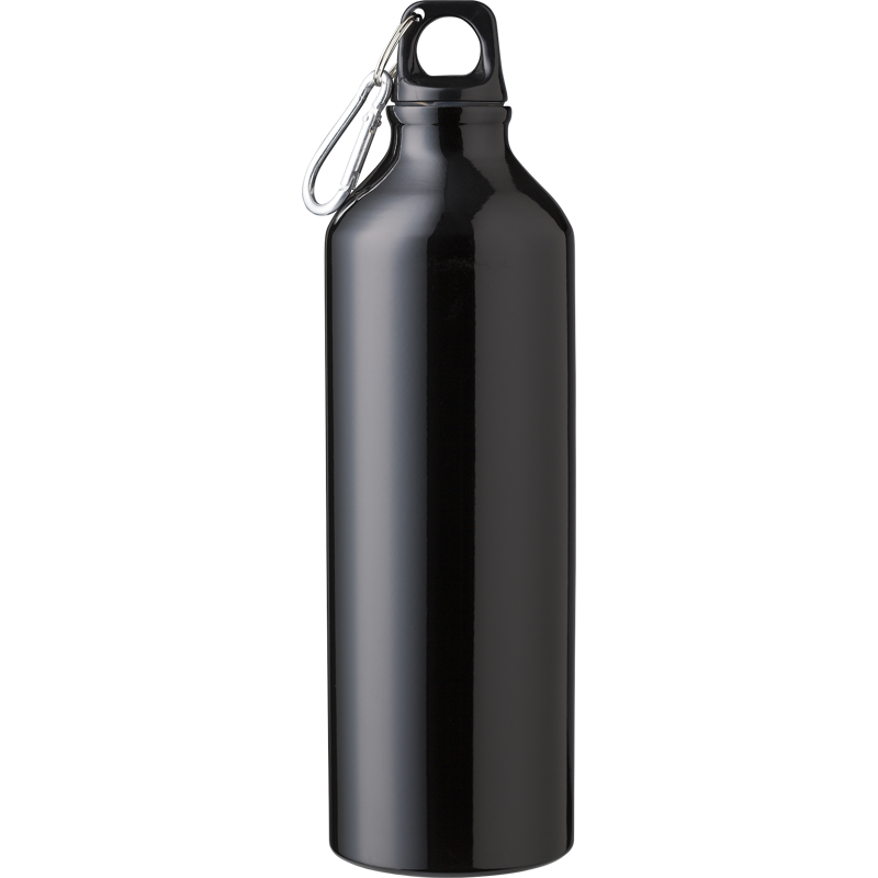 Recycled aluminium single walled bottle (750ml) 1015121_001 (Black)