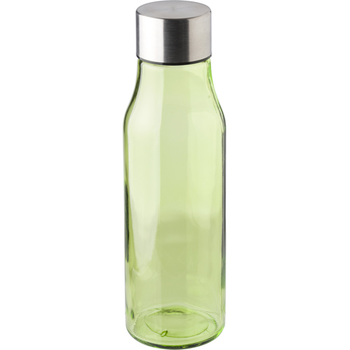 Glass and stainless steel bottle (500ml)
