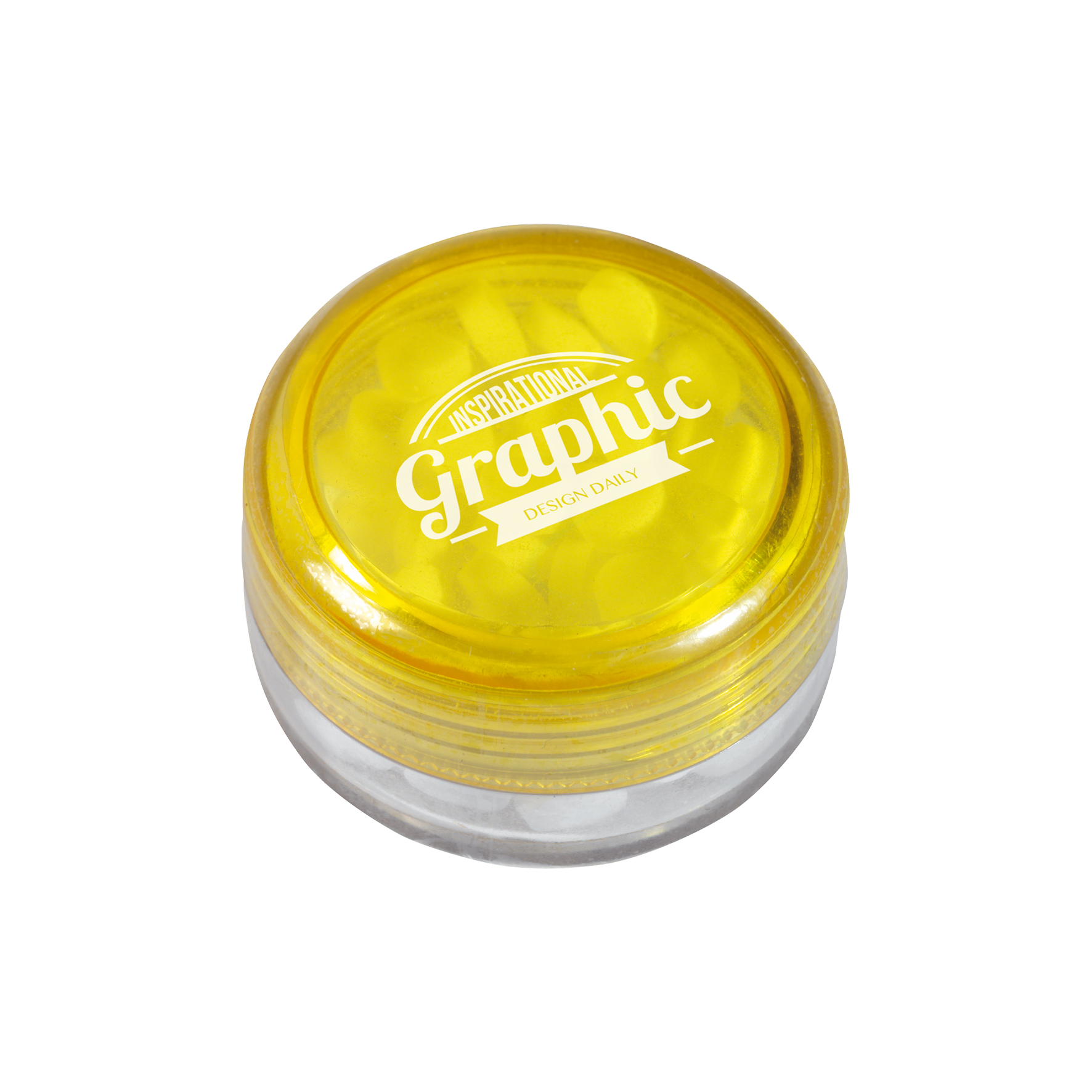 Picture of Round pot with sugar free mints