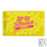 Mint card with sugar free mints CX0241_006 (Yellow)