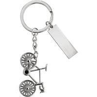 Nickel plated keychain 6026_032 (Silver)