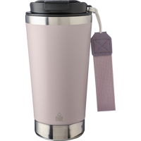 Recycled steel double walled travel mug (500ml) 1172551_361 (Pastel pink)